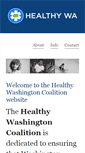 Mobile Screenshot of healthywa.org
